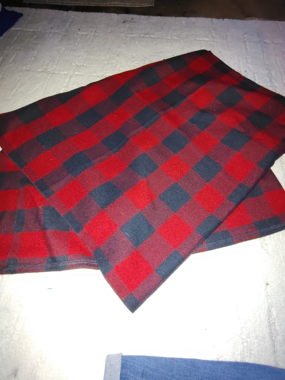 Pendleton Red and Black Buffalo Plaid Throw Blanket
